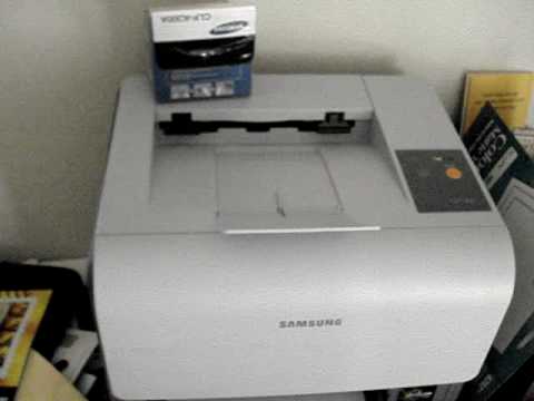 samsung clp-300 color test