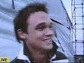 Gareth Gates on local ITV news for Blackpool Illuminations