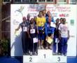 Premiazione 4x100m. oroai modiali di Riccione!