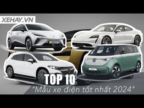 Top 10 mẫu xe điện tốt nhất thế giới năm 2024 |XEHAY.VN|