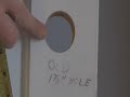 Easy Doorknob Hole Resizing For Replacement