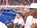 Chamillionaire walks around at Car Show with Chamillitary