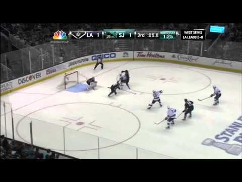 Last 1.5 mins of regulation May 18 2013 LA Kings vs SJ Sharks NHL Hockey_Best videos: Ice hockey