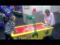 Air Hockey with Gramma Jane