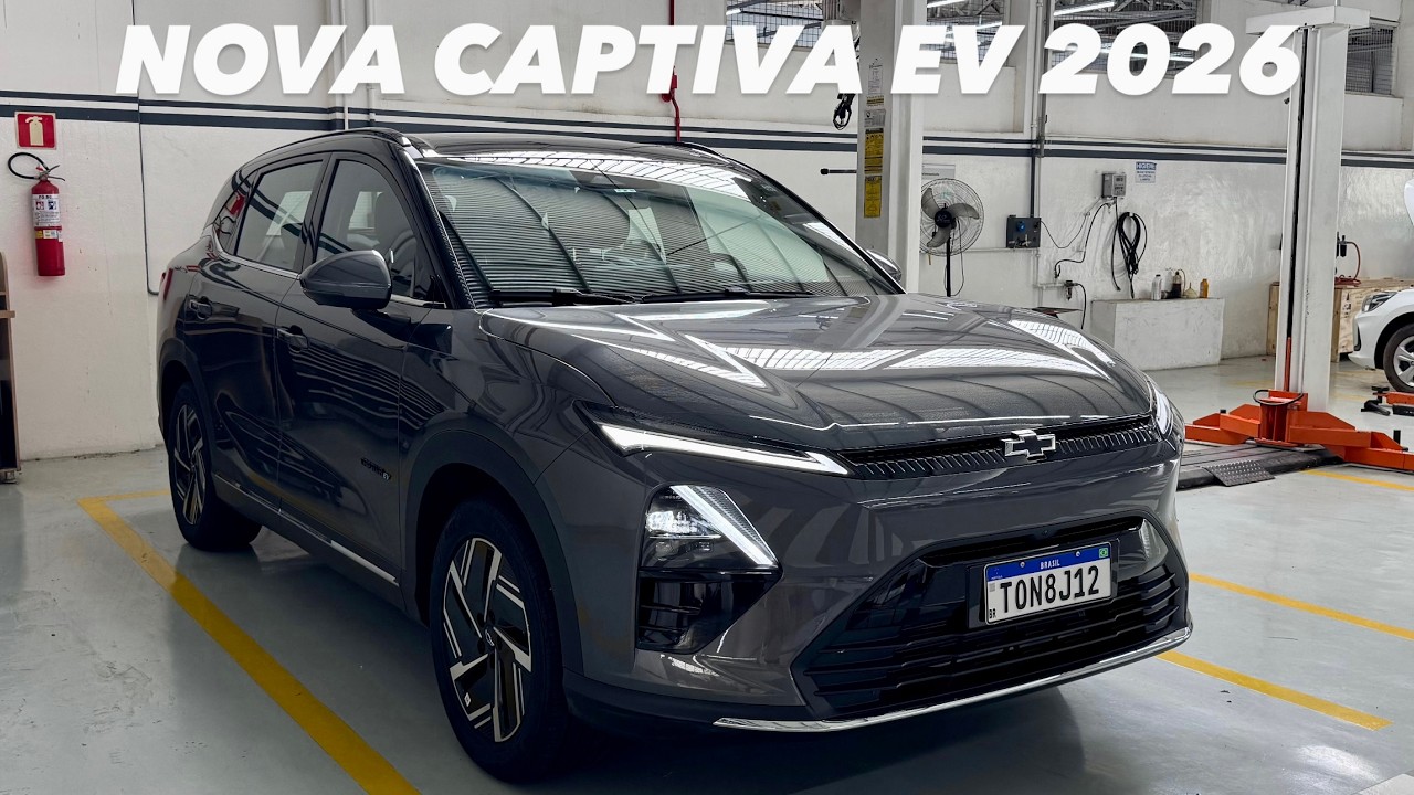 AVALIAÇÃO NOVA CHEVROLET CAPTIVA EV PREMIER 2026 - EM DETALHES!!
