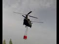 Elicottero A.I.B. dell'esercito a Torella