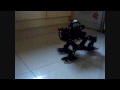 IRON WOLF Quadruped Robot walking +turning
