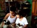 VIsita de cachorros San Bernardo a Isabella
