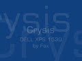  Crysis DELL XPS notebook laptop 8600M GT T9300 Games overclock nvidia M1530 rivatuner temp 8600 Windows FPS 3DMark