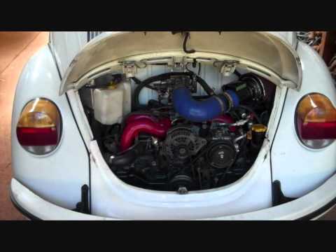 how to fit subaru engine in beetle