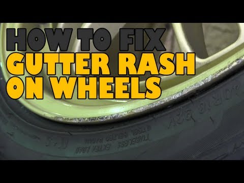 how to repair curb rash on alloy wheels