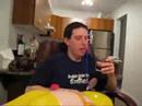 Steven trying to swallow Jack/Coke