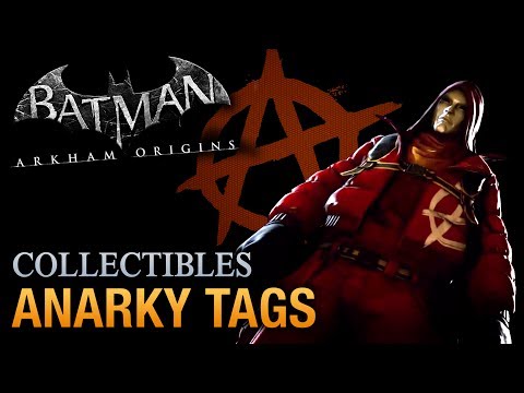 tags - Walkthrough / Guide for all the Anarky Tags to scan in Batman: Arkham Origins (Full HD - 1080p) Batman: Arkham Origins Side Missions Playlist: http://www.you...