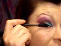 Turquoise, Purple and Burgundy Colorful Smokey eye (as seen in my Blending Basics video)