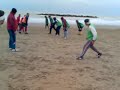 Partitella a Touch Football in spiaggia al Plinius