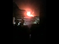 Gulf gasoline refinery fire Cataño, PR
