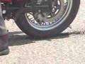 moto guzzi jackal burn out