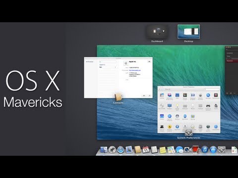 osx - MAVERICKS IS NOW A FREE UPGRADE ON THE APP STORE This video shows the developer preview of Mavericks, but it is similar to the final. We may have a new demo ...