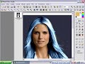 Colorir o cabelo e com luzes n Photofiltre Studio