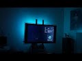 IKEA LED light behind Sony Bravia