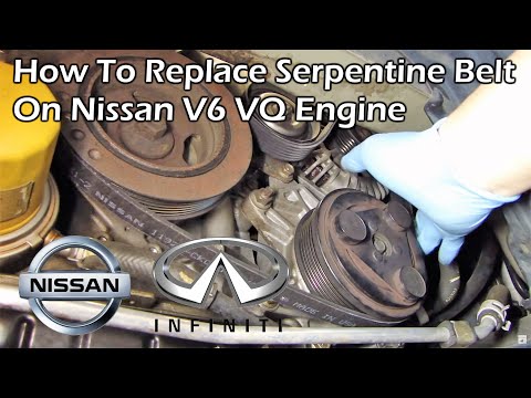 Nissan Quest Serpentine Belt Change (2004 – 2009)