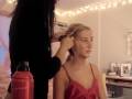 Hanh does a Bohemian braided updo for Carly Hanh does a Bohemian braided updo for Carly