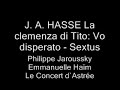 J. A. HASSE La clemenza di Tito: Vo disperato - Sextus
