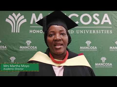 MANCOSA Virtual Graduation October 2020 session 1