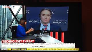 Speaking on SkyNews at 2.30pm Jan 27 responding to Eric Schmidt views on impact of IT on Jobs.