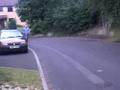 Ellis falling off bike