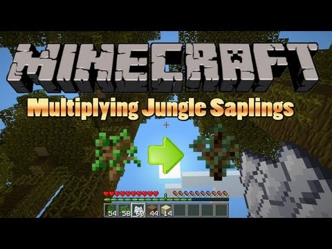 how to get more jungle saplings