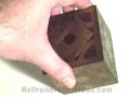 Hellraiser Puzzle Box Ancient Lament Cube Tarnished Brass