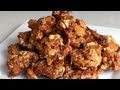 Sweet and crispy chicken wings (dak kang jung)