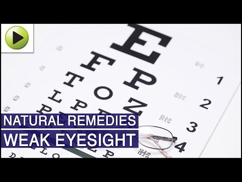how to cure weak eyesight