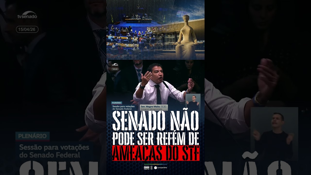 Senado não pode ser refém de ameaças do STF