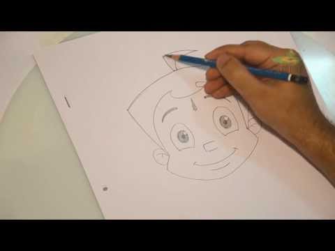 how to draw bheem