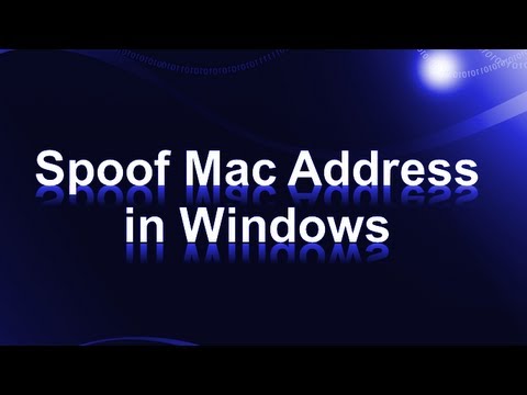how to change mac address