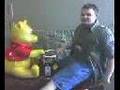 Denny rides with pooh