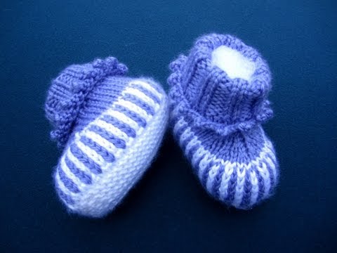 booties - In this video, no sound mostly, just written explanation included. Part 1 & 2 are not free and provided for pattern buyers. Written Patterns: http://www.rave...
