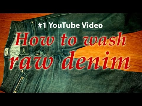 how to patch raw denim