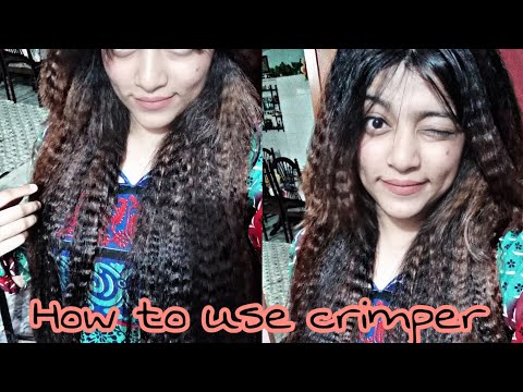 video-linktoworks-How to use Hair Crimper Review and tutorial