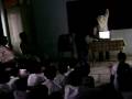 Part2 Ajay Kewale giving presentation in a school at Aamala Vishweshwar, Chandur Railway, Amaravati