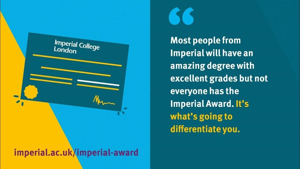 Hear what students say about their experience of the Imperial Award