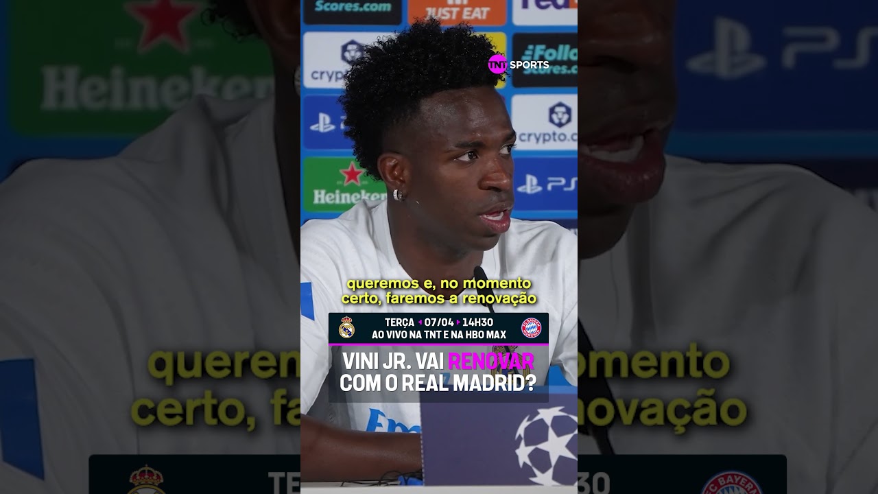 VINI JR. VAI RENOVAR COM O REAL? O CRAQUE NÃO DEIXOU DÚVIDAS NAS SUAS PALAVRAS #shorts