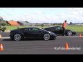 LP560 vs. F430 airstrip dragrace!