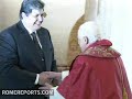 El Papa recibe a Alan García, presidente de Perú