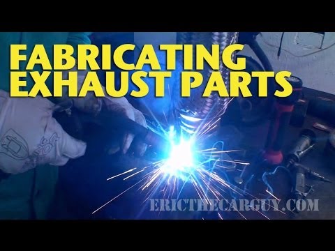 how to weld an exhaust leak