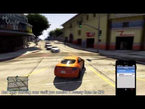 how to get rid of your bounty gta v