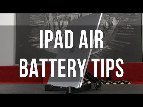 how to care ipad battery