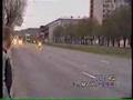 Accident moto vs police